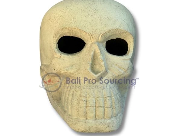 White Skull Statue Bali STA0067