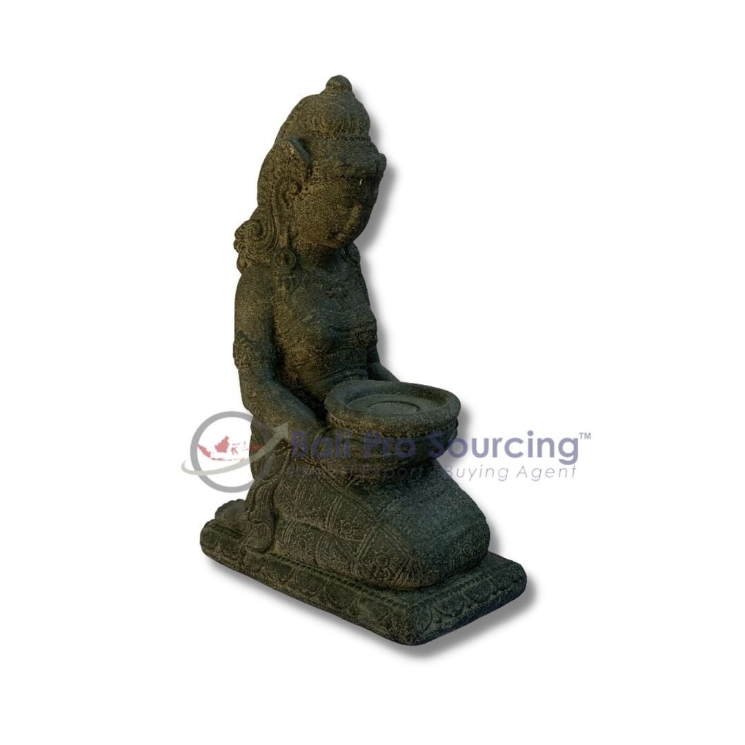 Antique Seated Goddess Statue Bali STA0050