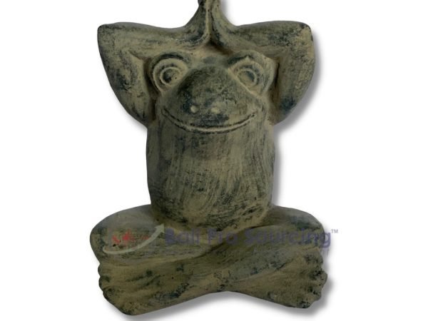 Yoga Frog Statue Bali STA0157