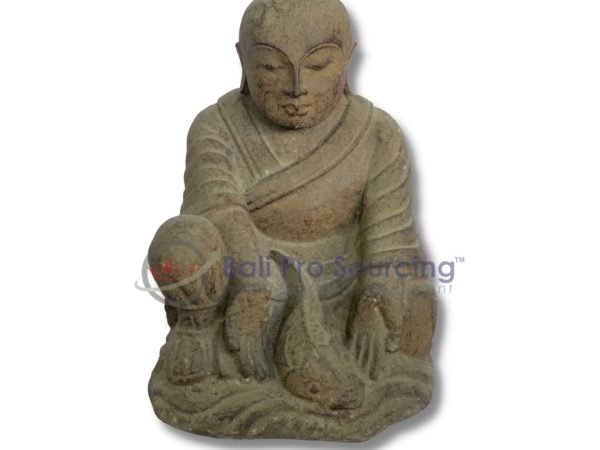 Shaolin With a Fish Statue Bali STA0169