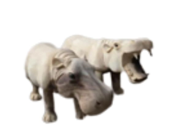 Wooden Hippo
